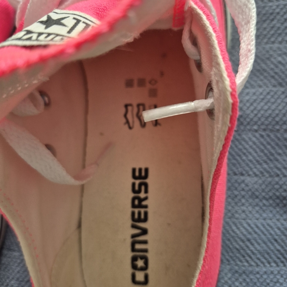 Converse Ladies Pink Sneakers - Picture 2 of 5